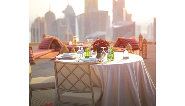 Companies like Outing Qatar offer unique luxury offerings such as romantic dinners on a helipad, which many people find memorable and rewarding. ---screengrab from Outing Qatar Instagram page 