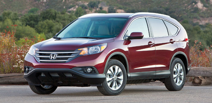 * The 2013 Honda CR-V carries a 2.4-litre four-cylinder engine, rated at 185hp and 163 foot-pounds of torque.
