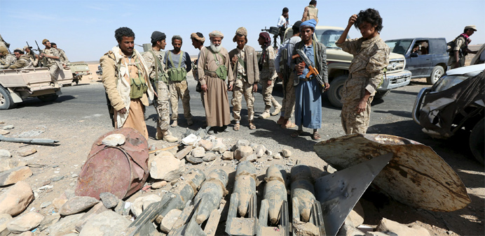 Yemen fighters 