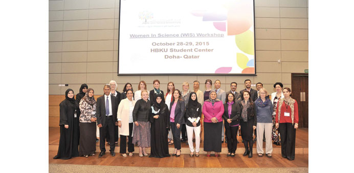 Participants at the recently organised u2018Women in Scienceu2019 workshop.
