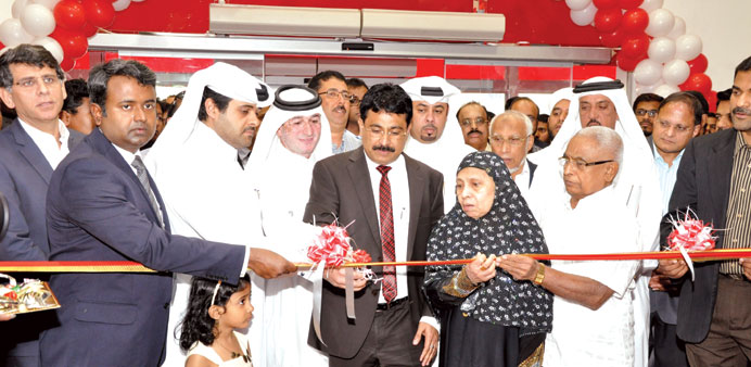 Officials, dignitaries and guests at the opening of the new Quality Hypermarket in Bin Mahmoud.