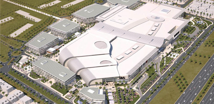 A computer generated aerial view of North Gate.