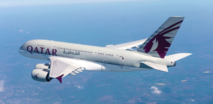 Qatar Airways A380.