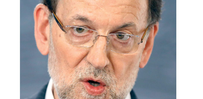 Spanish Prime Minister Mariano Rajoy