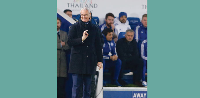 Leicester manager Claudio Ranieri.
