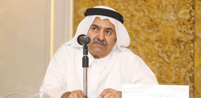 Sheikh Saoud bin Ali al-Thani was re-elected as the president of the FIBA Asia Central Board 2014-19