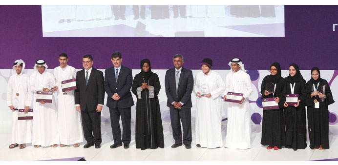 The overall winners of the competition with officials. PICTURE: Nasser T K
