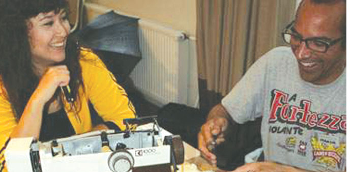 The Repair Cafu00e9 is a team effort. Visitors donu2019t just deposit their defective devices. They also help fix them.