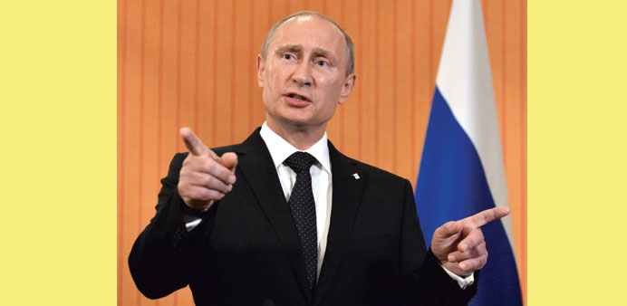 Putin: Talks should be held immediately.