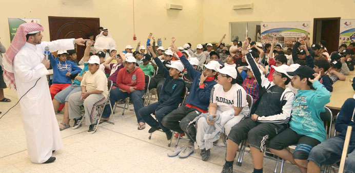 Students participating in the programme.