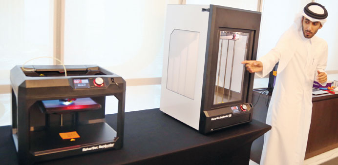 Aboujassoum explains how 3D printers work.