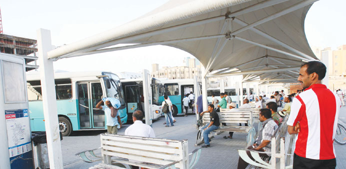 The almost deserted Central Bus Station. PICTURE: Jayaram