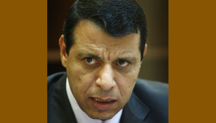 A picture taken on November 10, 2009 shows Mohammed Dahlan during an interview with AFP