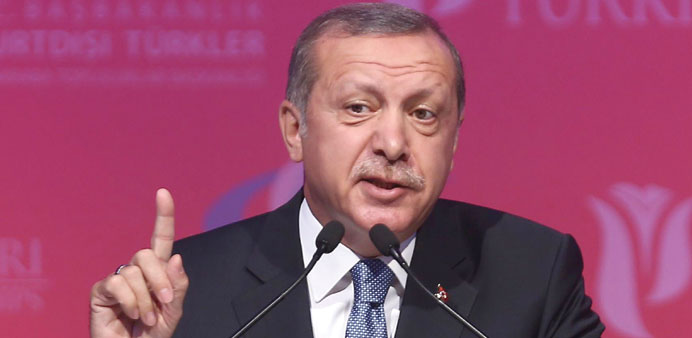Erdogan: Turkey will do whatever necessary to defend itself.