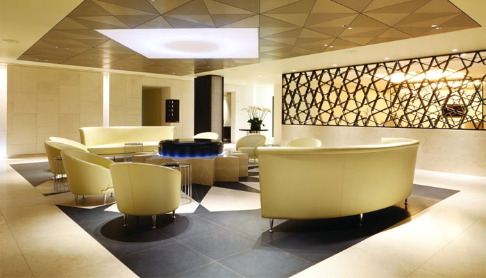      Qatar Airways' Premium Lounge at London Heathrow