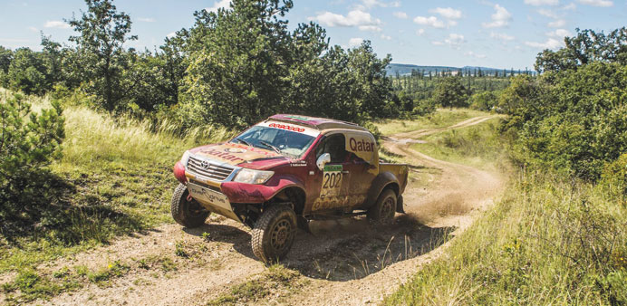 Nasser Saleh al-Attiyah heads a four-car Overdrive Racing team in Poland this weekend.