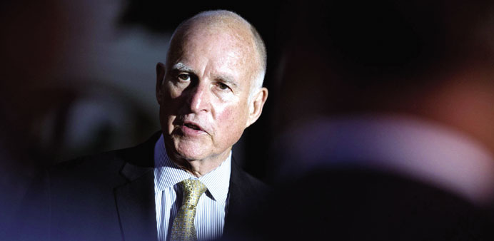 Governor Brown: wooing Latinos