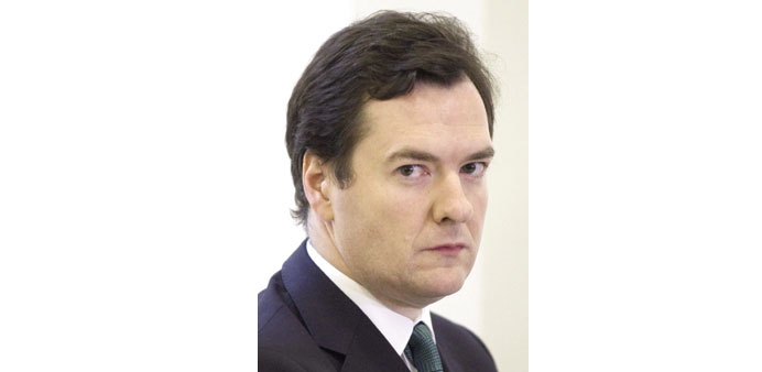George Osborne: to pursue austerity agenda