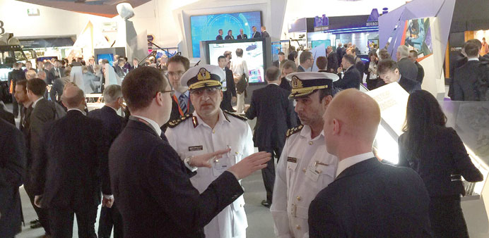 Dimdex 2016 delegation holding discussions at DSEi.