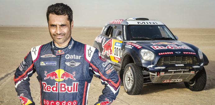 Reigning Dakar Rally champion from Qatar, Nasser al-Attiyah