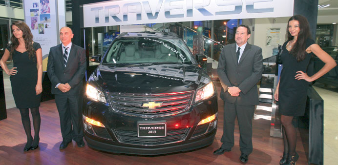 The 2013 Chevrolet Traverse unveiled.