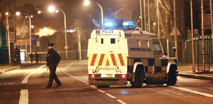 Police officers in Belfast were told to be aware of their personal security.