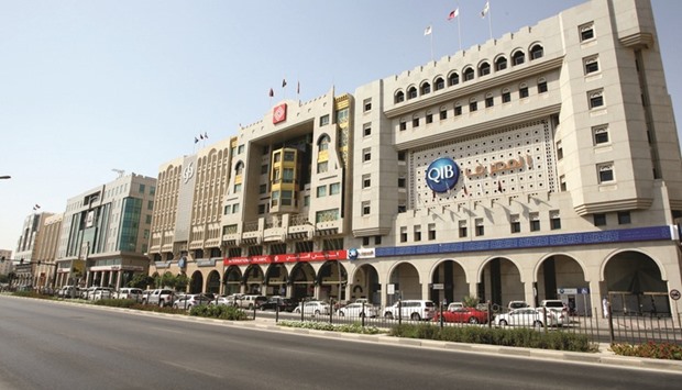 A view of the bank street in Doha. The IMF working paper says while country-level capital ratios of banks are counter-cyclical in Bahrain, Kuwait and Oman with respect to real growth of credit, non-oil GDP, or oil prices; no systematic linkage was found for Qatar, Saudi Arabia, and the UAE.