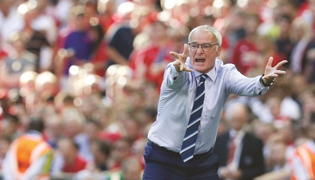 This file photo shows Leicester Cityu2019s manager Claudio Ranieri.