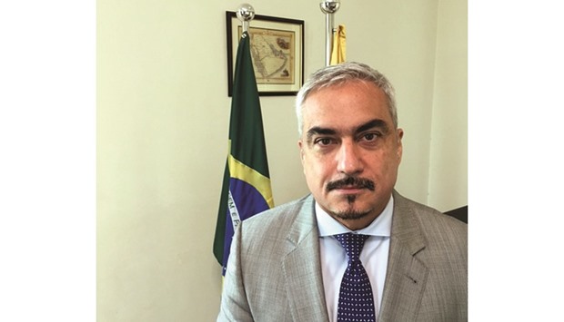 Brazilian embassyu2019s Charge du2019Affaires, Minister Joao Belloc.