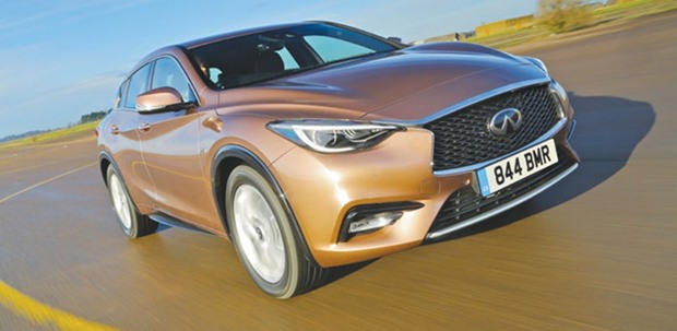 The new Infiniti Q30 .