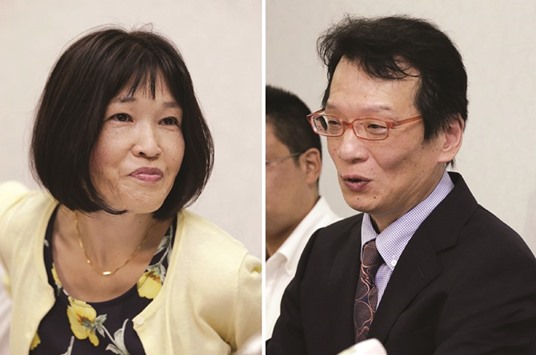 Keiko Aoki and Tatsuhiro Boku.