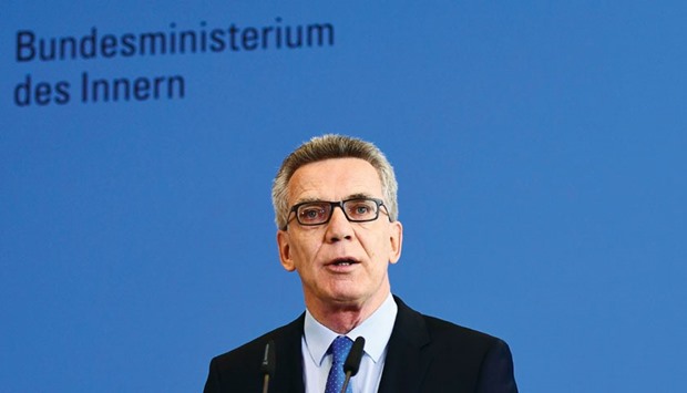 Maiziere: We canu2019t ban everything that we reject.