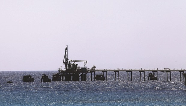 A general view shows pipelines at the Zueitina oil terminal in Zueitina, about 120km (75 miles) west of Benghazi (file). Libya is seeking to boost crude production after rival leaders agreed last month to unify the state NOC under a single management.