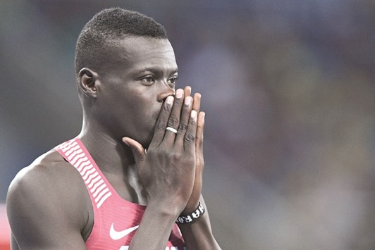 Qataru2019s Abdalelah Haroun failed to qualify for the 400m final, finishing seventh in the  semi-finals on Saturday night. (AFP)