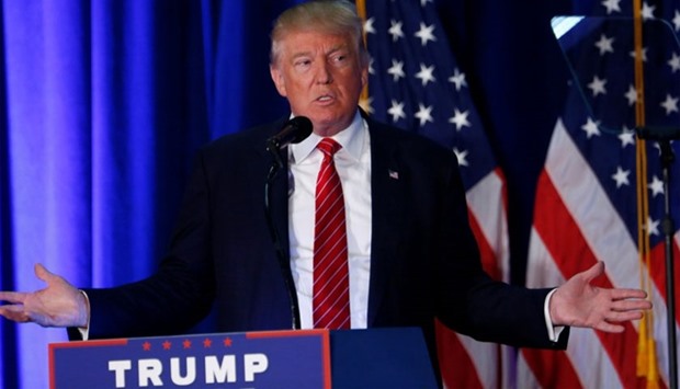 Donald Trump speaks at Youngstown State University in Youngstown, Ohio