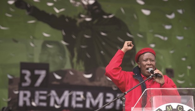 DA leader Mmusi Maimane and EFF leader Julius Malema