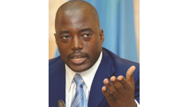 Kabila: The constitution requires that he step down in December after two five-year terms.