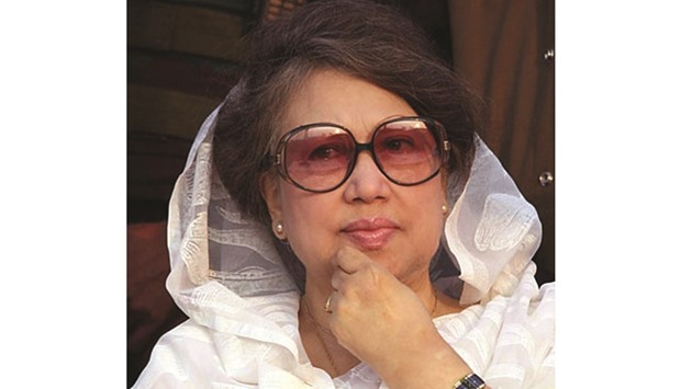 Khaleda Zia: wants the project cancelled