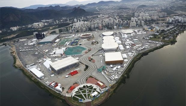 The Olympic park in Rio de Janeiro pictured on Tuesday.