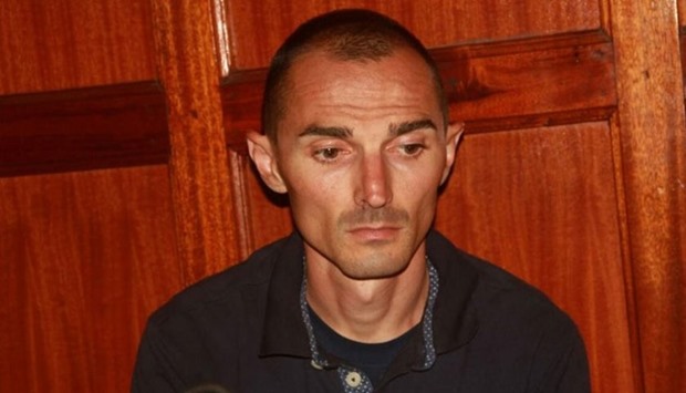 Italian athletics coach Claudio Berardelli  when appeared  at the Milimani law court on Wednesday July 6,2016. Picture courtesy: The Star