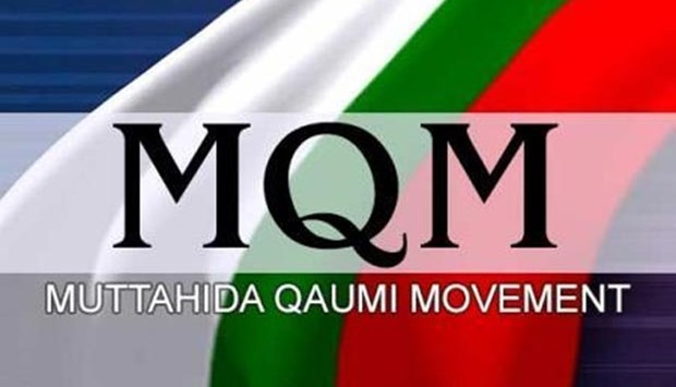 The MQM protesters were angry about a lack of coverage of a hunger strike.