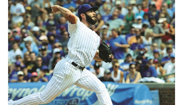 Arrieta held his own on Tuesday in limiting the Padres to two hits and three walks. (Chicago Tribune/TNS)