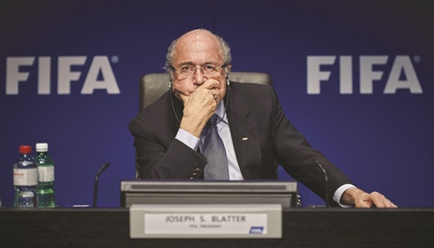 File picture of former FIFA boss Sepp Blatter.