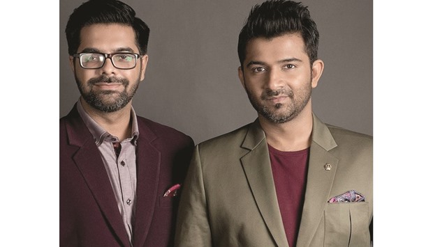 CHANGING TUNE:  Composer duo Sachin Sanghvi and Jigar Saraiya.