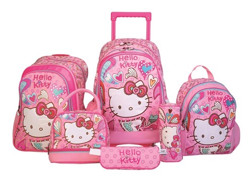 A range of backpacks and bags for girls