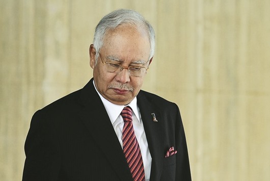 Najib: has denied any wrongdoing in the 1MDB scandal.