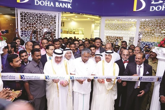 Chief Minister of the southern Indian state of Kerala, Pinarayi Vijayan leads the inauguration of Doha Banku2019s Kochi branch at LuLu Shopping Mall. Present during the occasion are LuLu Group International managing director MA Yusuffali; Doha Bank chairman Sheikh Fahad bin Mohamed bin Jabor al-Thani; managing director Sheikh Abdul Rehman bin Mohamed bin Jabor al-Thani; CEO Dr R Seetharaman;  board members; executive management; senior Kerala government officials, dignitaries from Qatar, as well as prominent local corporate officials.
