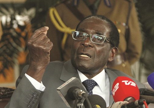 Mugabe: They are thinking that what happened in the Arab Spring is going to happen in this country, but we tell them that is not going to happen here.