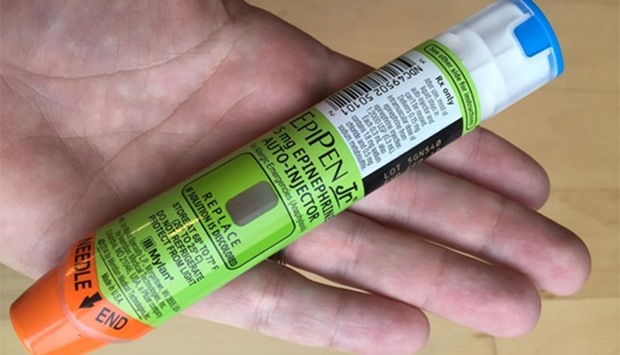 An Epipen used to counteract allergic reactions