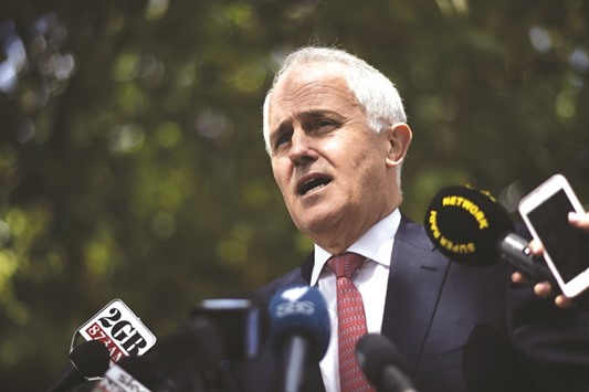 Turnbull: no longer has a working majority in parliament.